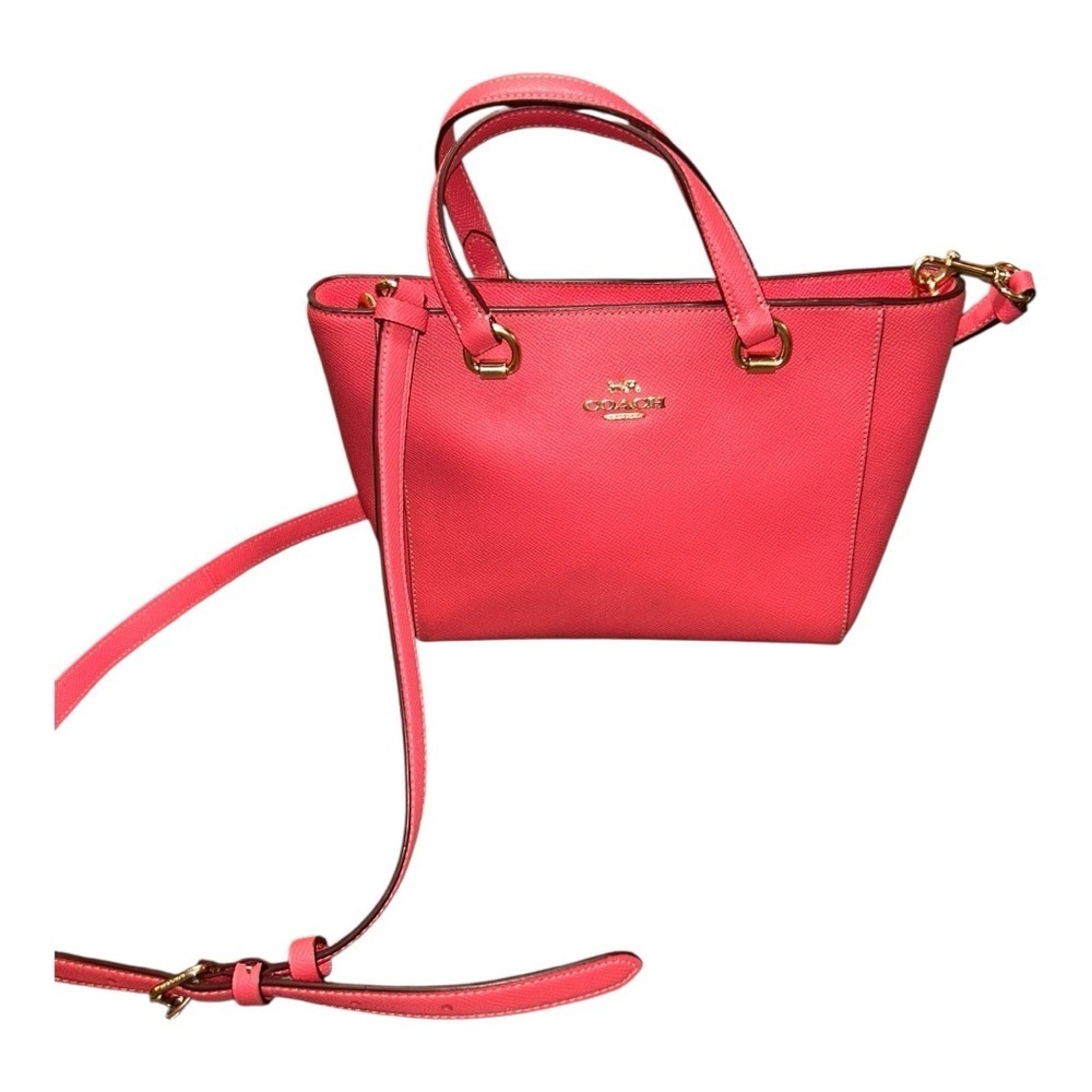 Coach Alice Satchel Bag in Watermelon (Style CA224) Like New authentic - Picture 5 of 17